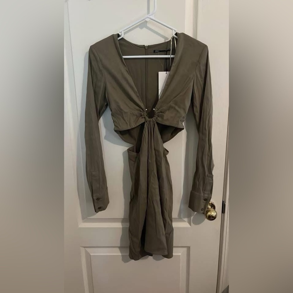 Zara Olive Mini Dress